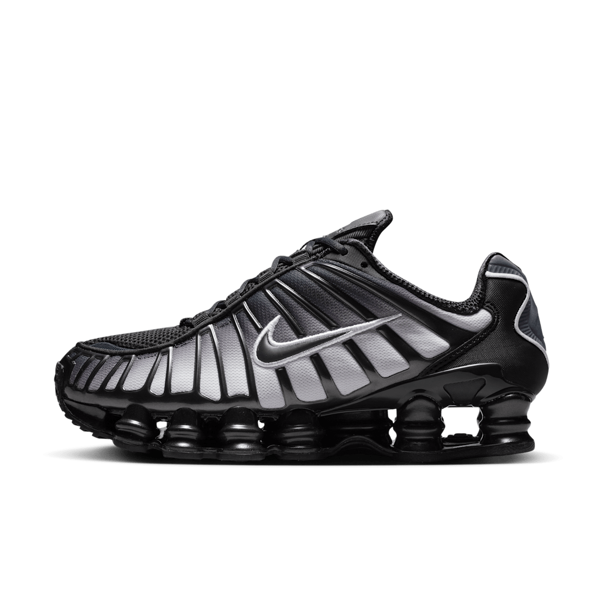 Nike Shox ブラックレザーシューズ 未使用 Black Nike Shox Shoes. Nike JP